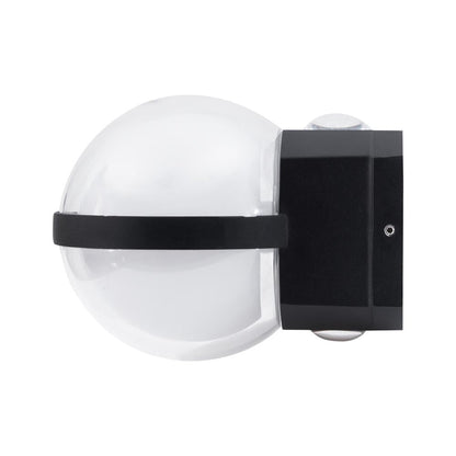 Aplica Nisa LED 13W 6000K IP65, negru, Erste - eVoltaSmart