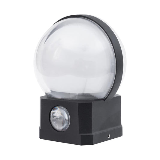 Aplica Nisa LED 13W 6000K IP65, negru, Erste - eVoltaSmart