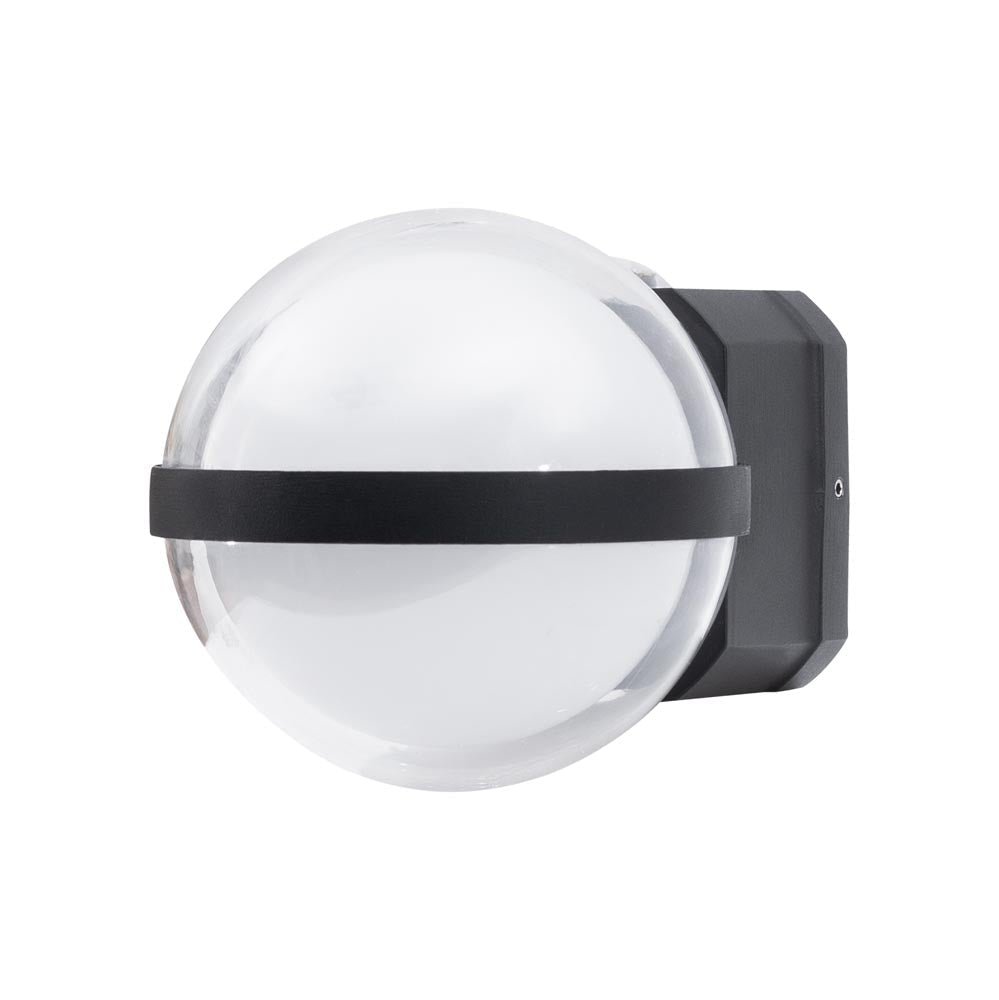 Aplica Nisa LED 13W 6000K IP65, negru, Erste - eVoltaSmart