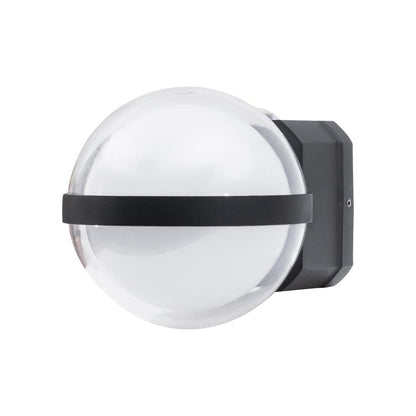 Aplica Nisa LED 13W 6000K IP65, negru, Erste - eVoltaSmart