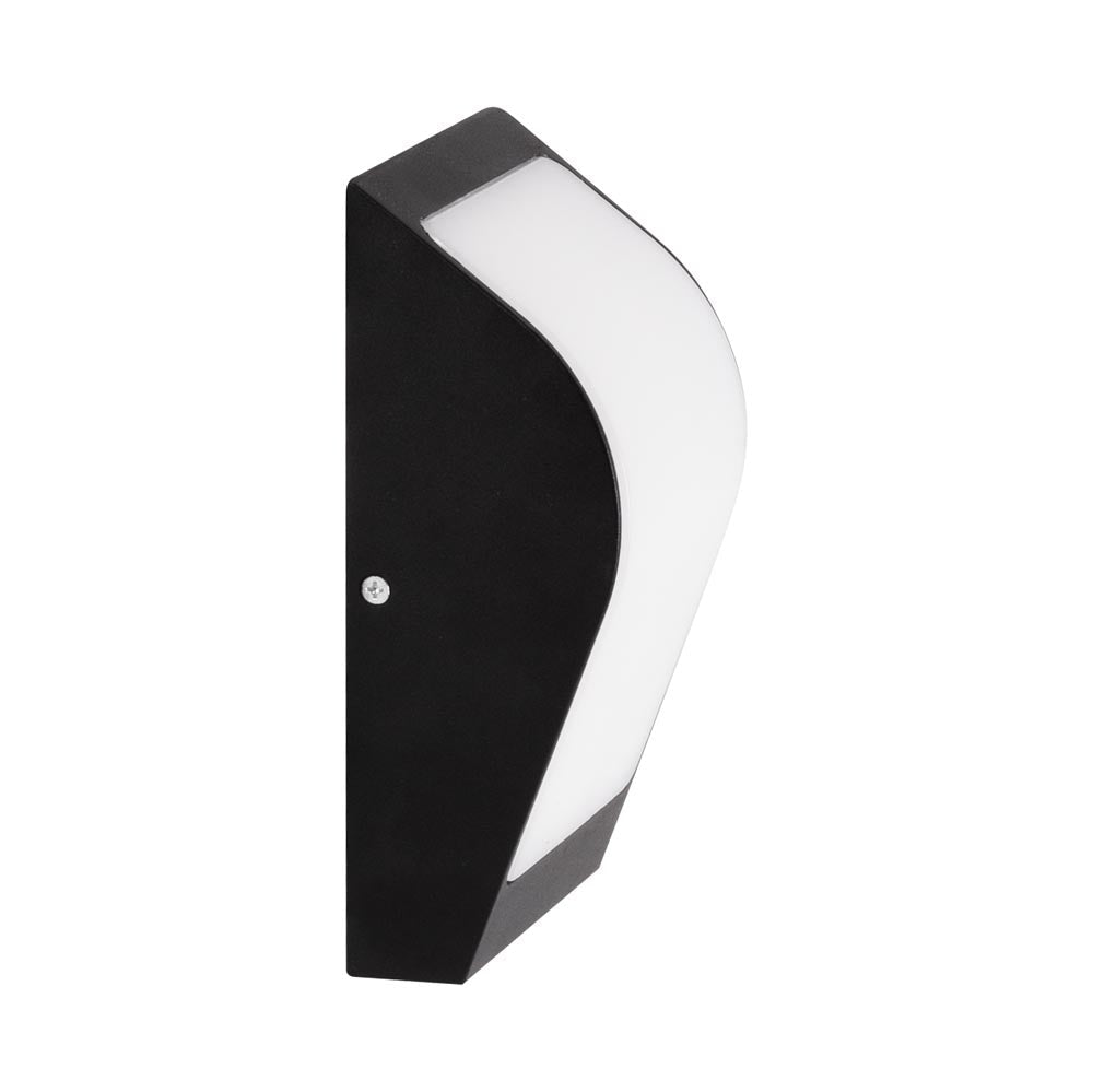 Aplica Onder LED 12W IP54, negru, Erste - eVoltaSmart