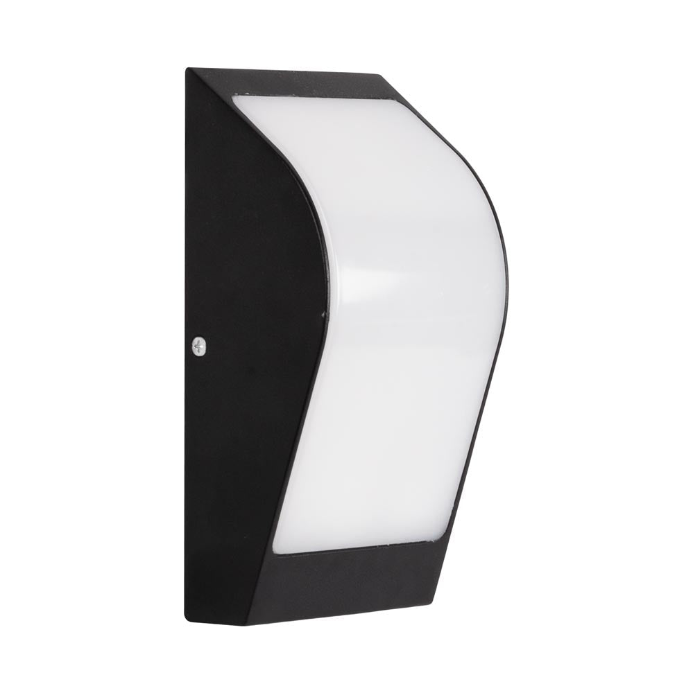Aplica Onder LED 12W IP54, negru, Erste - eVoltaSmart