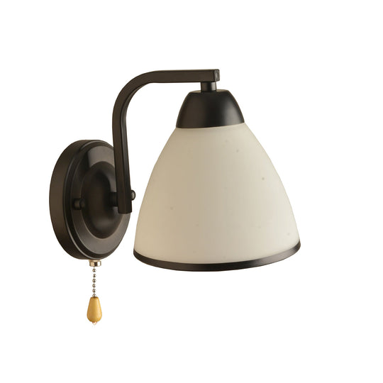 Aplică PROTON AP1, KL101046, 1xE27, alb mat, negru - eVoltaSmart