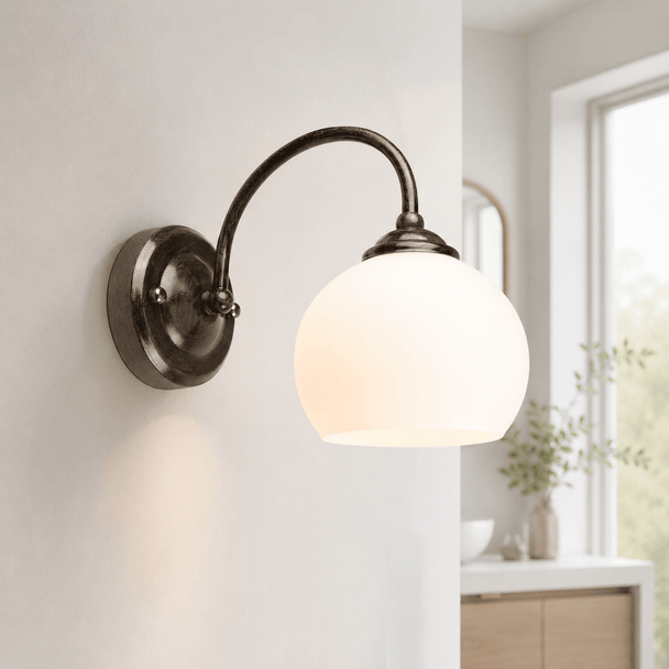 Aplica Ramona Wenge+Alb - 60W - eVoltaSmart