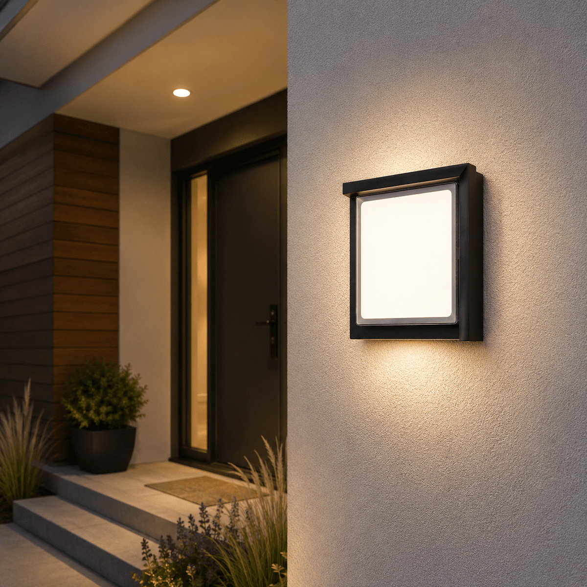 Aplica Siera LED patrat 12W 6000K IP65, Erste - eVoltaSmart