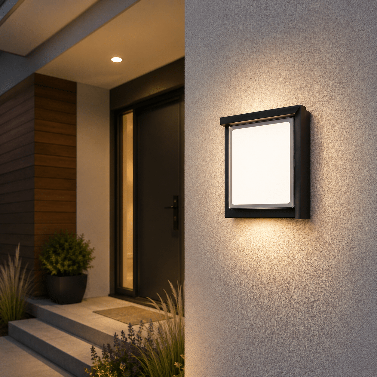 Aplica Siera LED patrat 12W 6000K IP65, Erste - eVoltaSmart