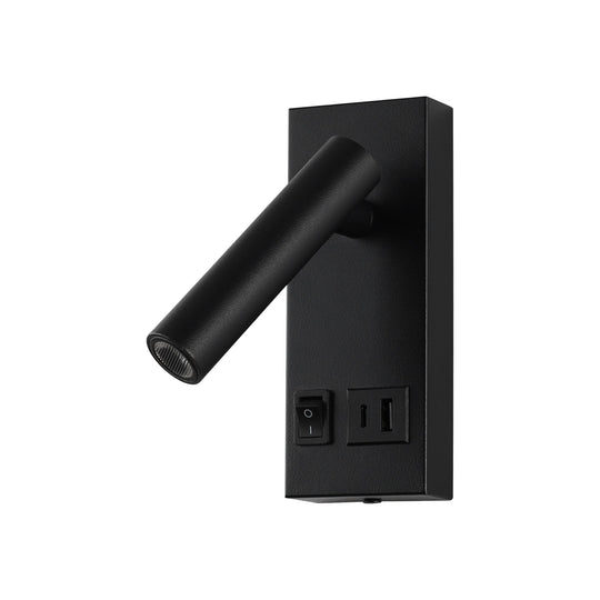 APLICĂ SMARTY B, KL141029, 2W, 3000K, NEGRU - eVoltaSmart