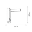 APLICĂ SMARTY W, KL141030, 2W, 3000K, ALB - eVoltaSmart