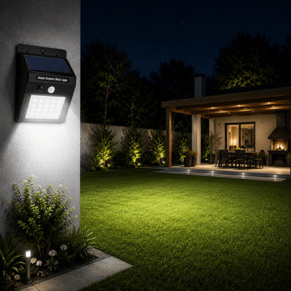 Aplica solara cu senzor mini LED IP44, Homelight - eVoltaSmart