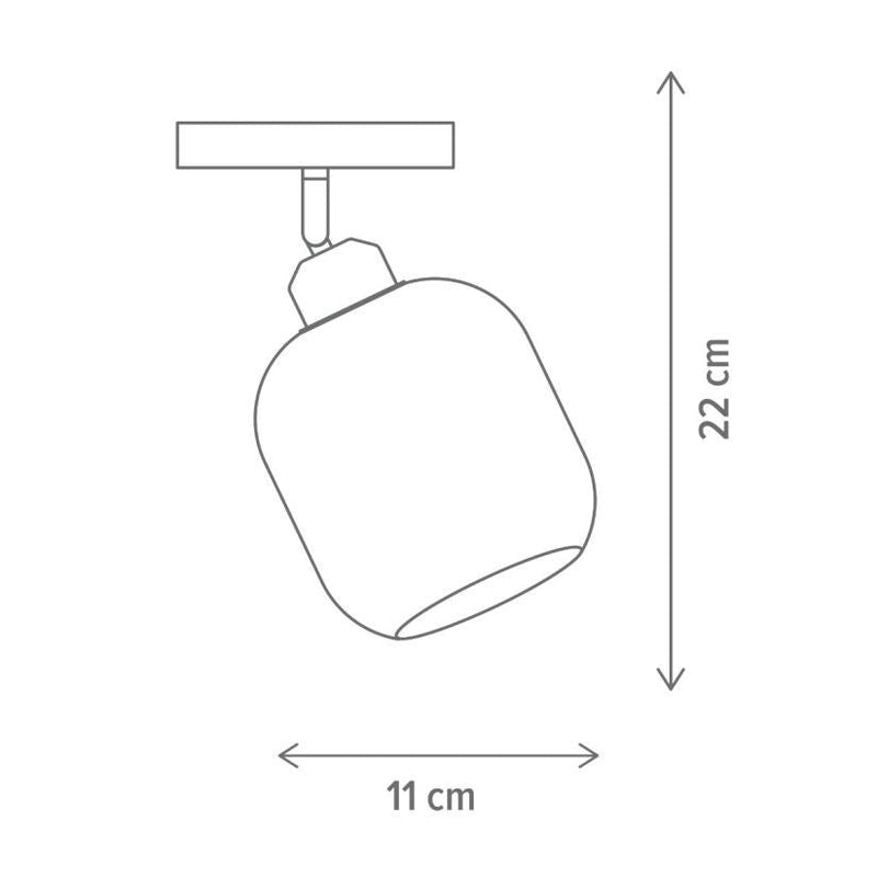 Aplică SUNDRE AP1, KL101074, 1xE27, alb, negru - eVoltaSmart