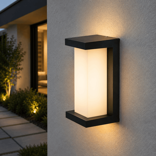 Aplica Tanor LED 18W IP54, negru, Erste - eVoltaSmart