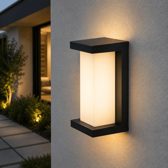Aplica Tanor LED 18W IP54, negru, Erste - eVoltaSmart