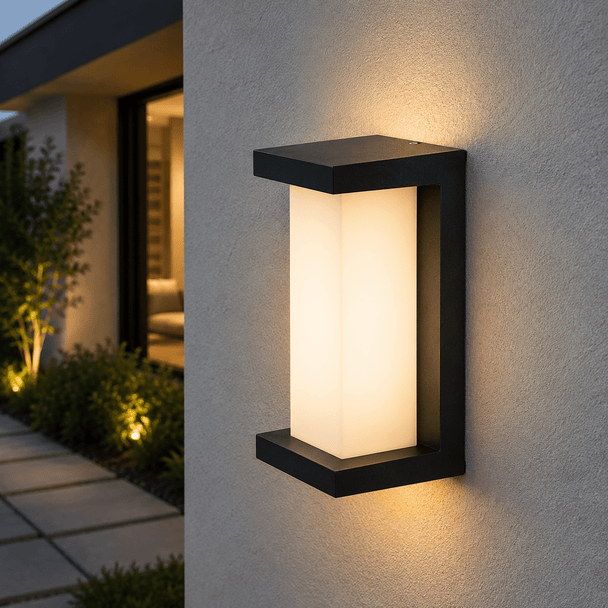 Aplica Tanor LED 18W IP54, negru, Erste - eVoltaSmart