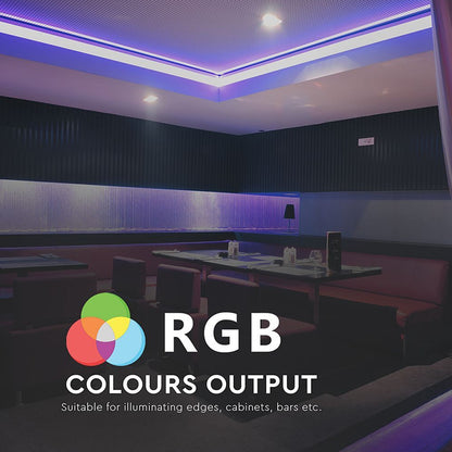 Banda LED 12V SMD5050 60LED/m 7W/m 900lm RGB IP20 5m V-TAC SKU-212120