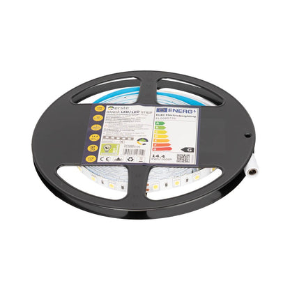 Banda LED 24V 5X60LED 14.4W/M 6400K IP20 5m, Erste - eVoltaSmart