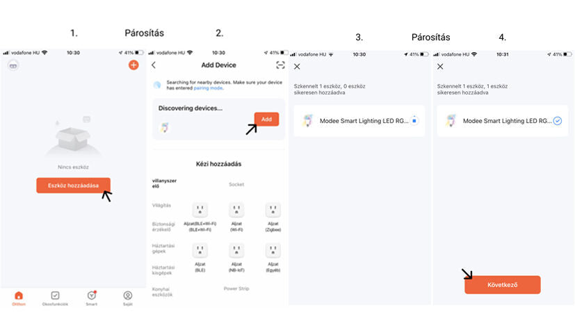 Banda LED Smart WiFi Modee RGB +3CCT 24W 3.4W/m 240lm/m Tuya IP20 5m MSL-LS24W5MRGB