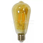 Bec E27 cu filament LED 4W 2200K ST64 model EDISON V-TAC
