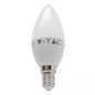 Bec LED E14 C37 5.5W 470lm 6000K alb rece CIP SAMSUNG V-TAC