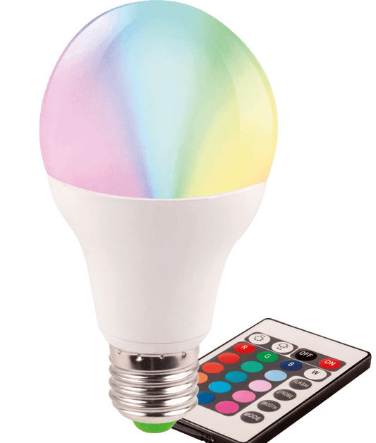 Bec LED EVO17 A60 5W E27 RGB Telecomanda - eVoltaSmart