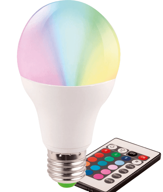 Bec LED EVO17 A60 5W E27 RGB Telecomanda - eVoltaSmart