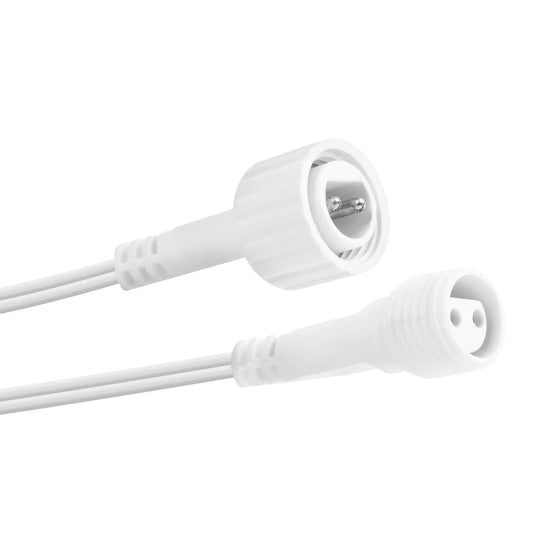 Cablu prelungitor 2 pini pentru sirurile luminoase LED IP44 5m alb 58903