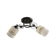 Candelabru CERTIS PL2, KL100043, 2xE27, alb, negru, auriu - eVoltaSmart
