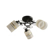 Candelabru CERTIS PL3, KL100044, 3xE27, alb, negru, auriu - eVoltaSmart