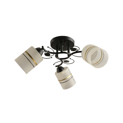 Candelabru CERTIS PL3, KL100044, 3xE27, alb, negru, auriu - eVoltaSmart