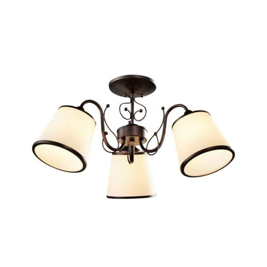 Candelabru ZAMORA 3, KL6253, 3xE27, maro, alb - Evolta Smart