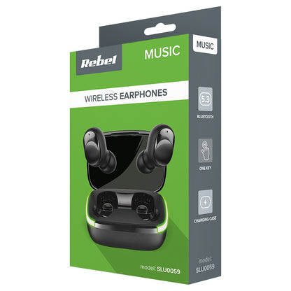 Casti bluetooth 5.3 TWS-Y60 REBEL SLU0059