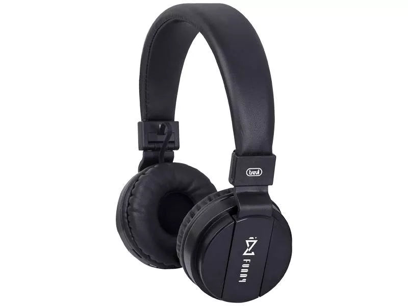 Casti Bluetooth cu microfon DJ 1230 negre Trevi