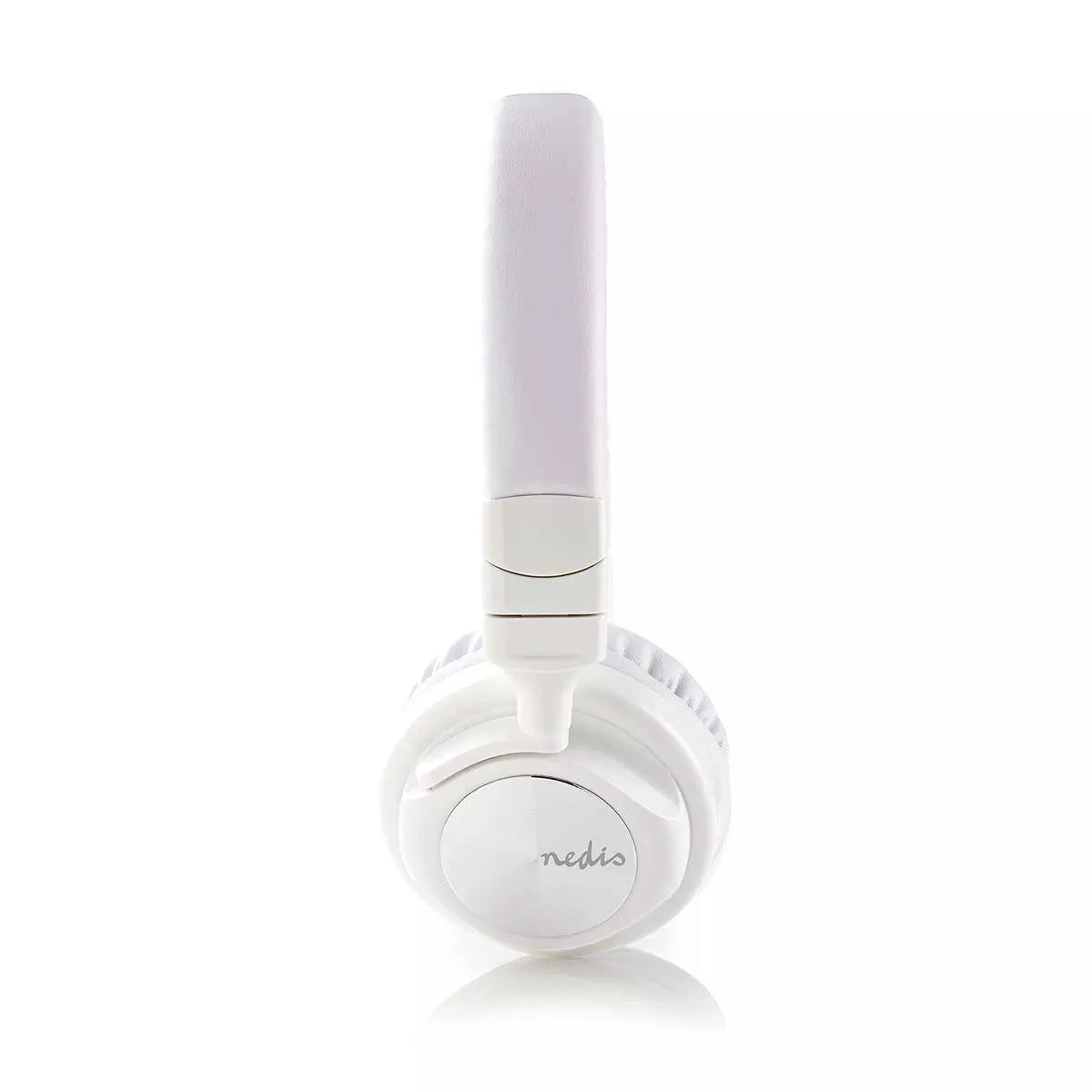 Casti multimedia cu cablu detasabil fara microfon 1.2m alb NEDIS