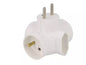 Conector AC supply splitter Layout 2P 2P+PE white TIMEX-ELEKTRO R-44
