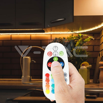 Controller LED RGB 24 butoane 12V/6A 24V/72W V-TAC