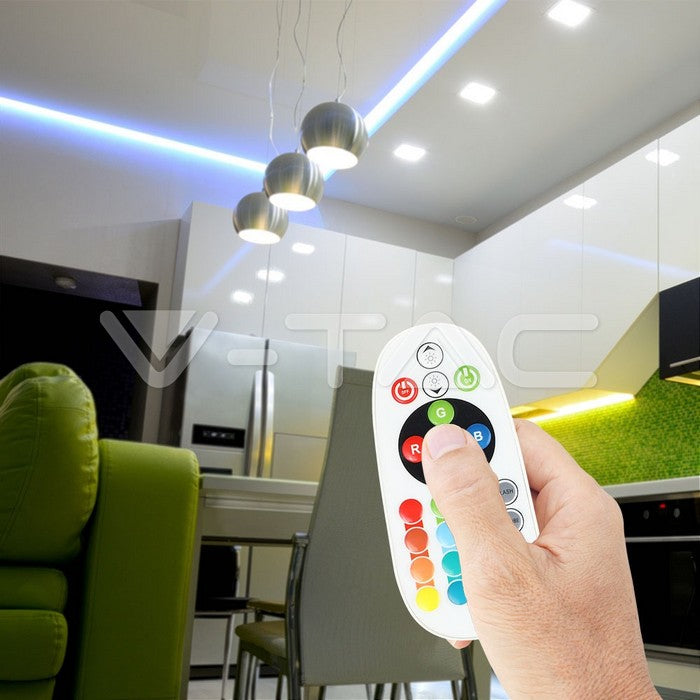 Controller LED RGB 24 butoane 12V/6A 24V/72W V-TAC