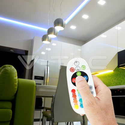 Controller LED RGB 24 butoane 12V/6A 24V/72W V-TAC