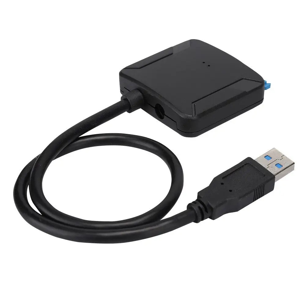 Convertor USB 3.0 la SATA 22pini HDD 2.5" /SSD-uri Plug&Play posibilitate alimentare 12VDC 5.5x2.1mm max.16TB