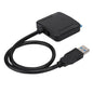 Convertor USB 3.0 la SATA 22pini HDD 2.5" /SSD-uri Plug&Play posibilitate alimentare 12VDC 5.5x2.1mm max.16TB