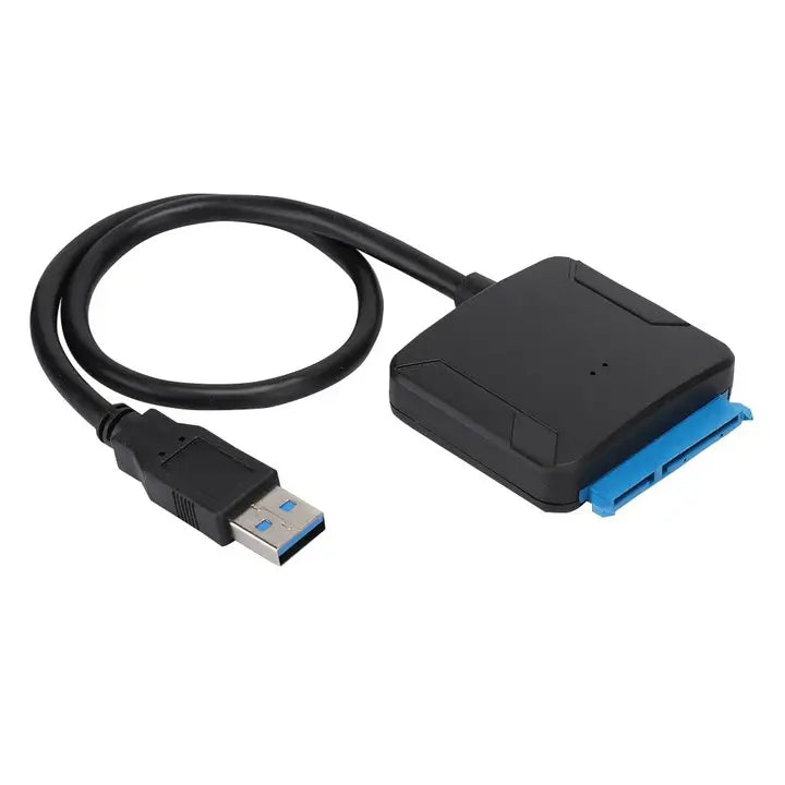 Convertor USB 3.0 la SATA 22pini HDD 2.5" /SSD-uri Plug&Play posibilitate alimentare 12VDC 5.5x2.1mm max.16TB