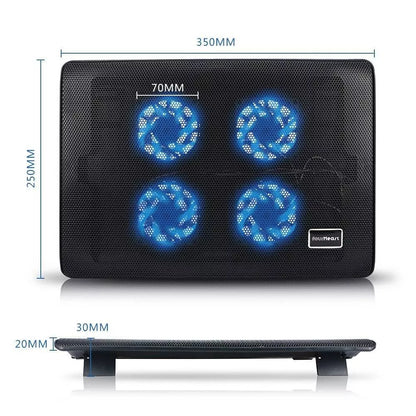 Cooler Pad laptop L112A SMART FOX JOA 350x250x20mm 38CFM 21dBA 0.22A