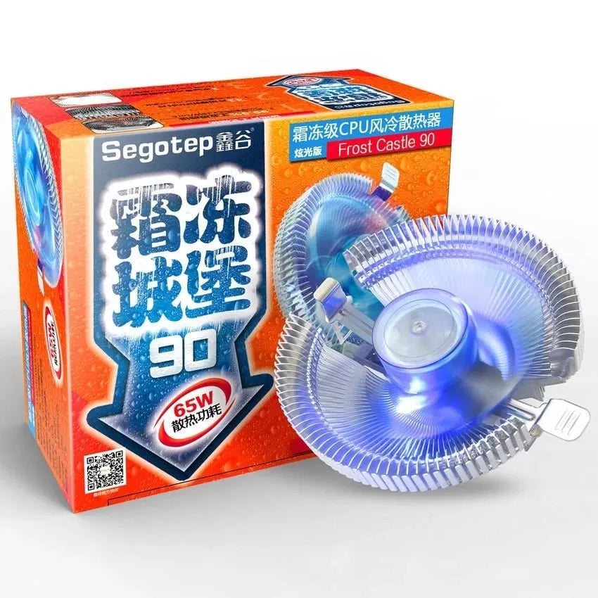 Cooler procesor Segotep Frost Castle 90 65W TDP 1x 90mm Intel AMD