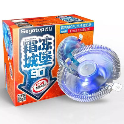 Cooler procesor Segotep Frost Castle 90 65W TDP 1x 90mm Intel AMD
