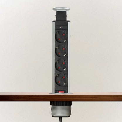 Distribuitor 4 prize camuflat in mobilier- Plastic Metalizat-Satinat delight 20431B