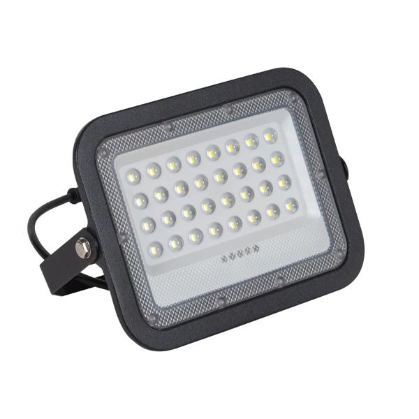 Proiector solar LED negru V2 Novelite 50W, detaliu panou solar separat