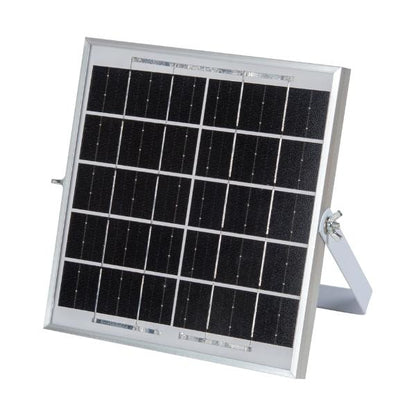 Proiector solar LED Novelite V2 50W IP65, detaliu montaj exterior pe fatada