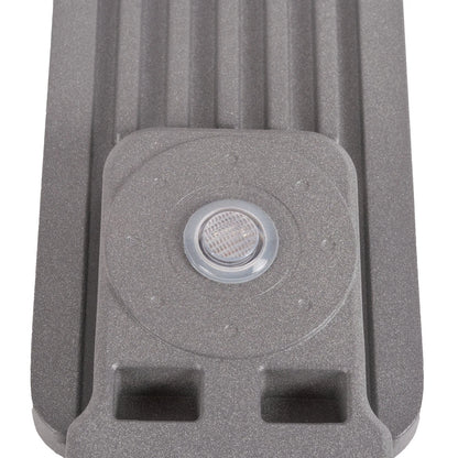 Corp stradal slim LED Homelight 30W - instalat pe stalp alee exterioara noapte