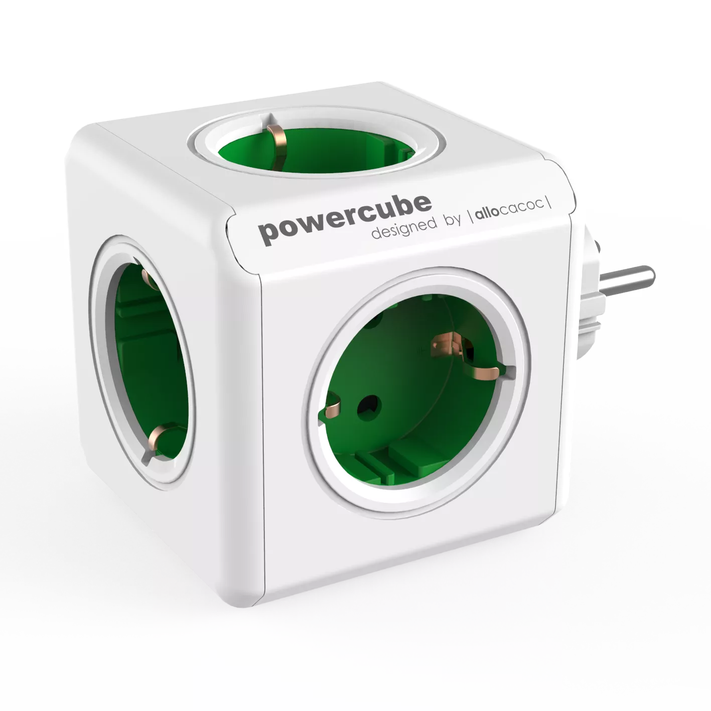 Fisa sub forma de cub 5 prize Schuko Allocacoc