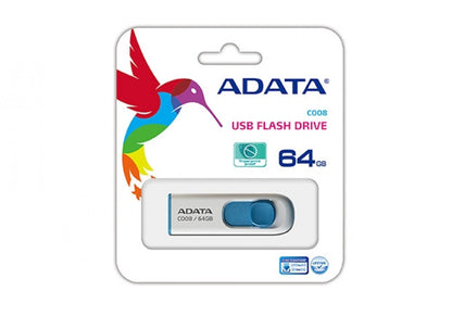 Flash drive 64GB C008 USB 2.0 ADATA AC008-64G-RWE