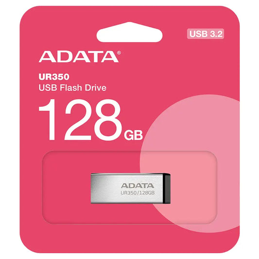 Flash drive metalic ADATA UR350 USB3.2 128GB UR350-128G-RSR/BK