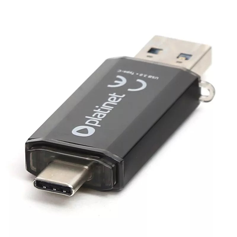 Flash Drive USB 3.0 + TYPE C 64GB C-DEPO PLATINET PMFC64S